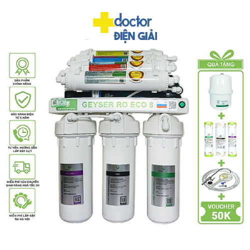 Máy lọc nước Nano Geyser RO ECO8 - 8 cấp